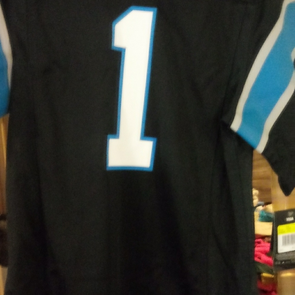 Nike on field Cam Newton jersey